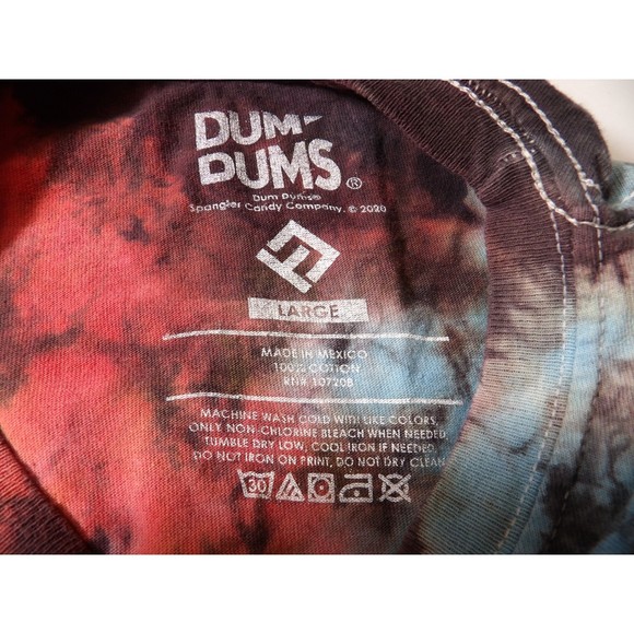 🟢👕Dum Dum Tie Dye Short Sleeve Large Shirt - Picture 4 of 4